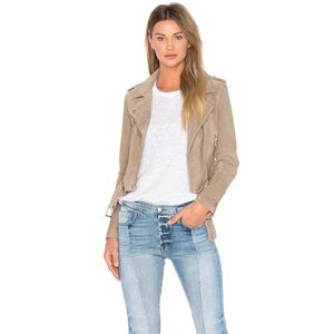NWT {BLANK NYC} Suede Leather Moto Jacket